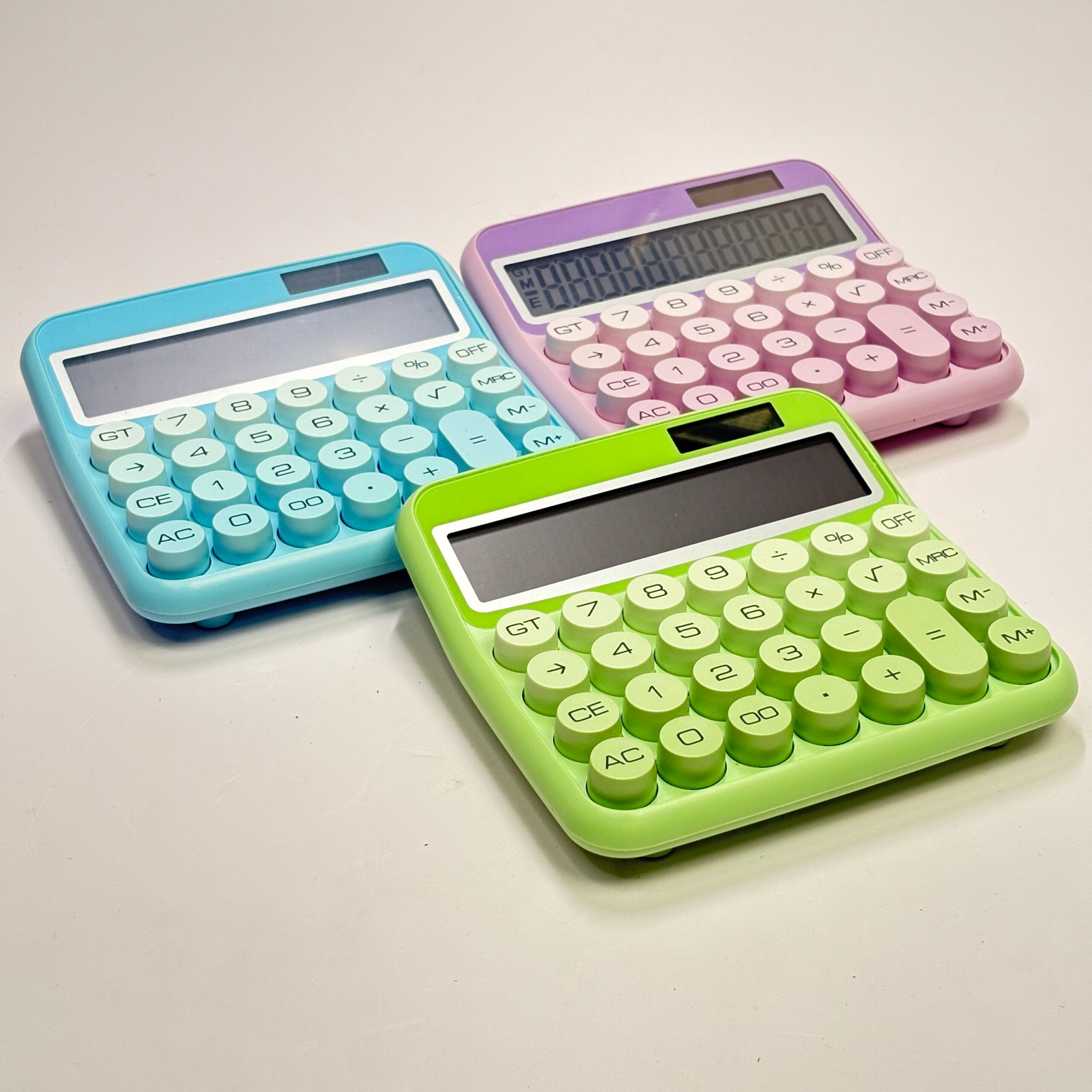 Solid Color Mechanical Calculator