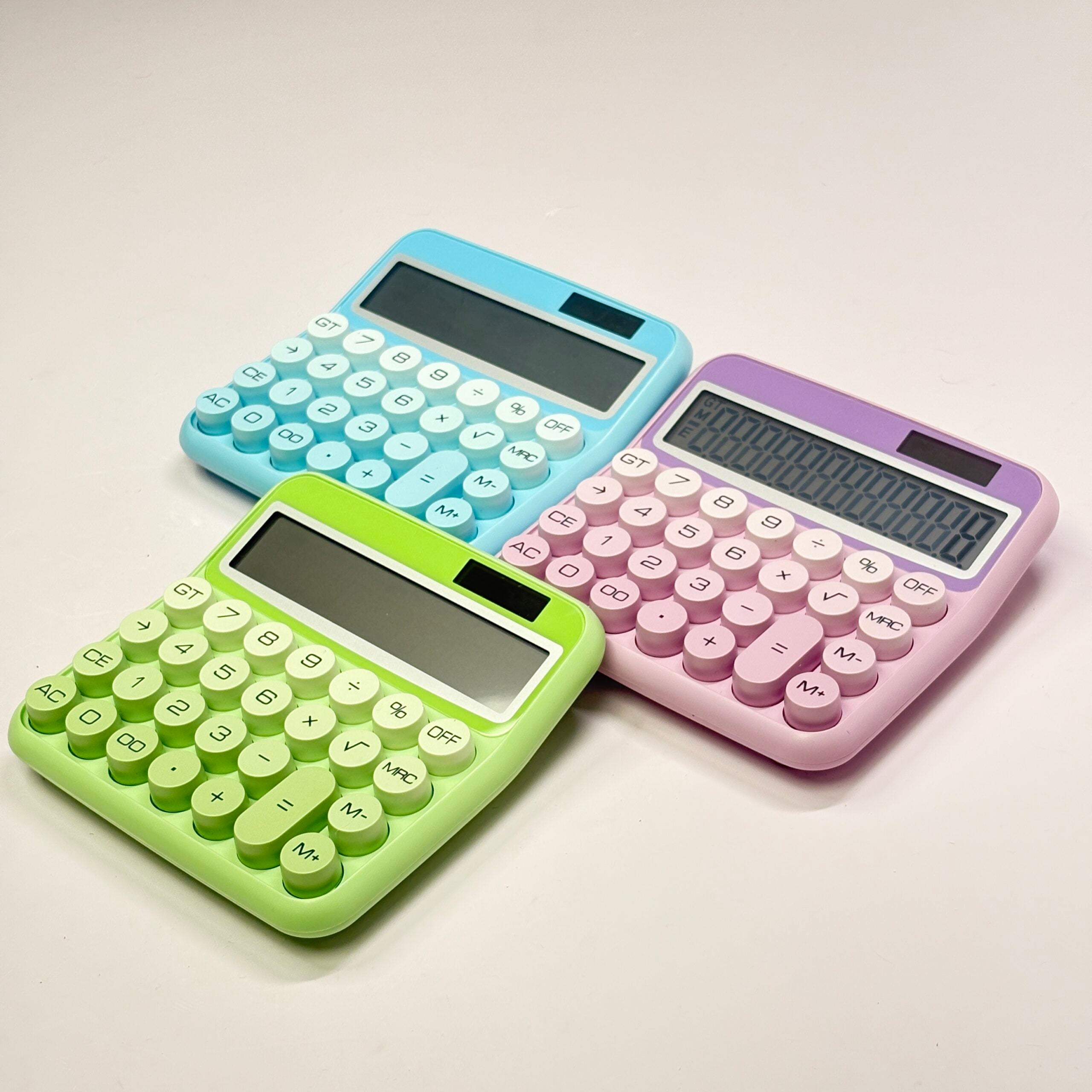 Solid Color Mechanical Calculator