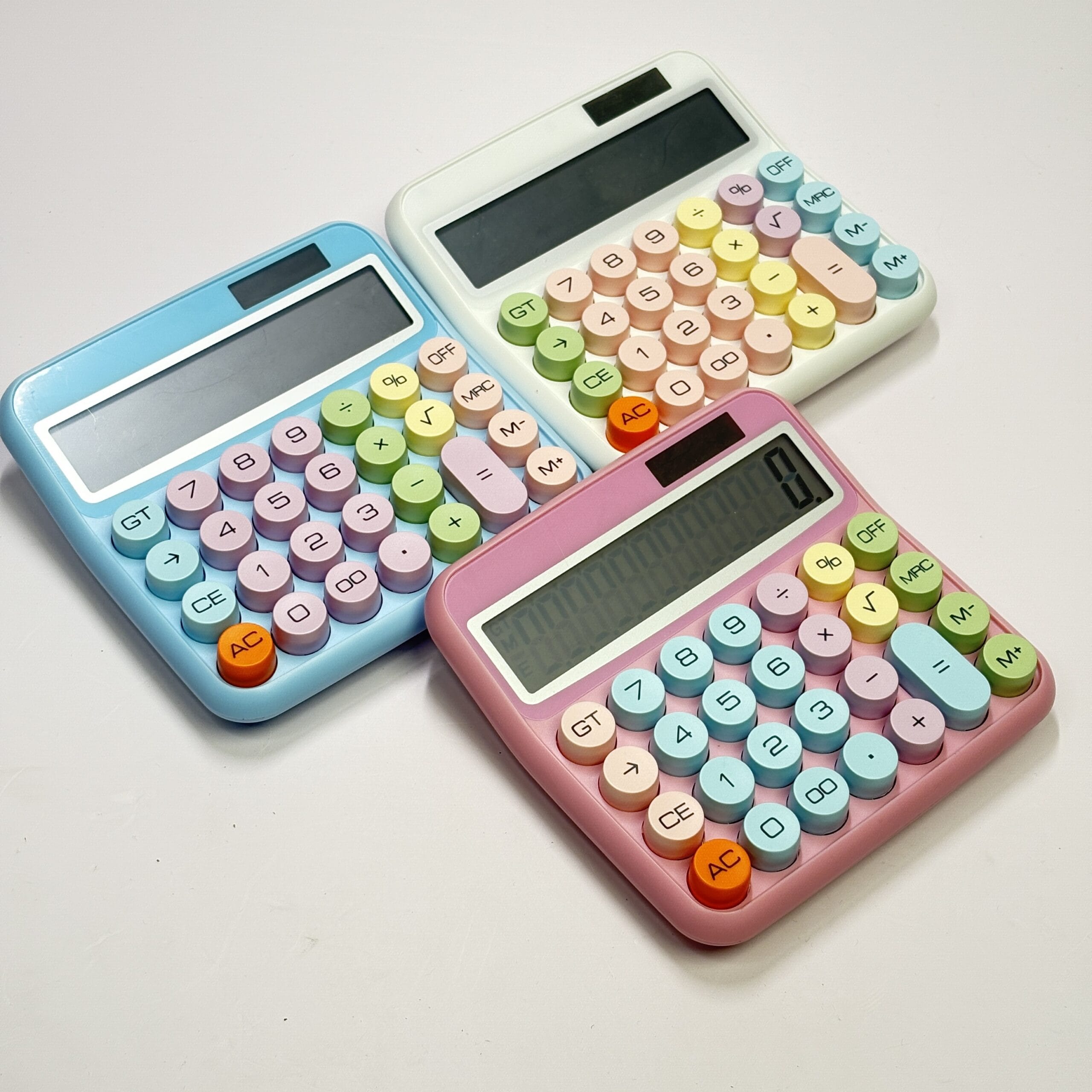Pastel Mechanical Calculator