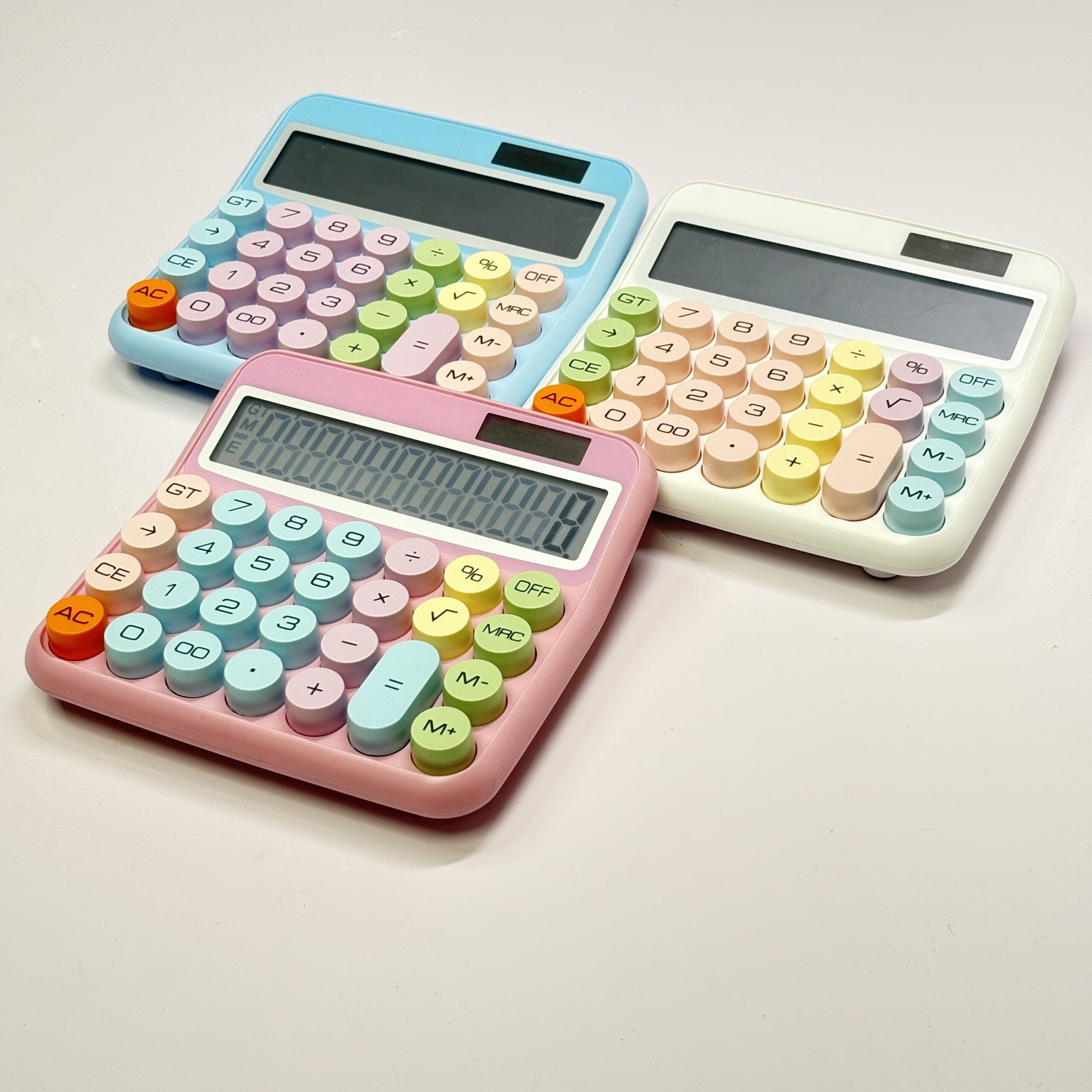 Pastel Mechanical Calculator