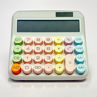 Pastel Mechanical Calculator