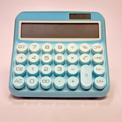 Solid Color Mechanical Calculator
