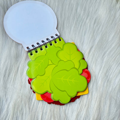 Burger and sandwich notepads