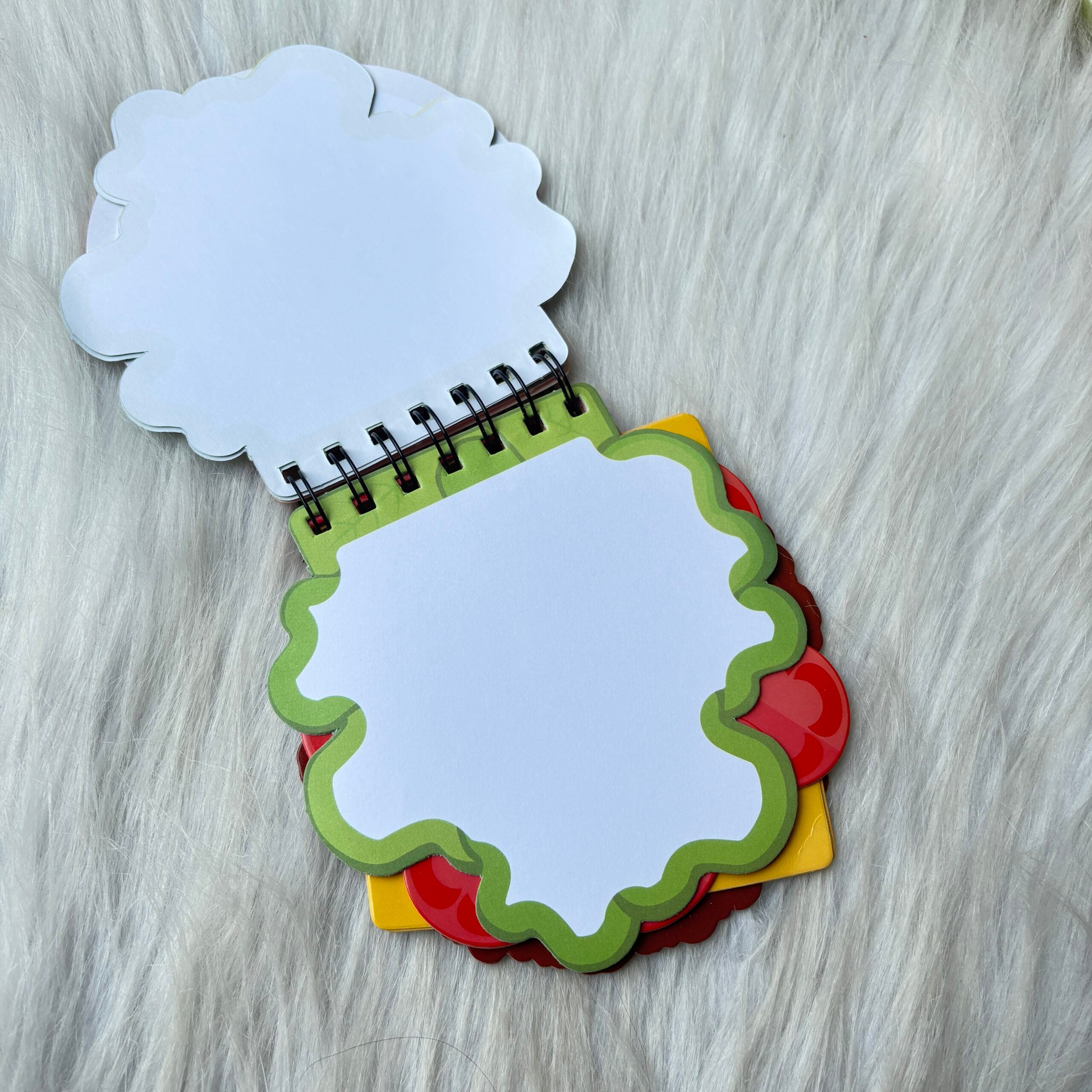 Burger and sandwich notepads