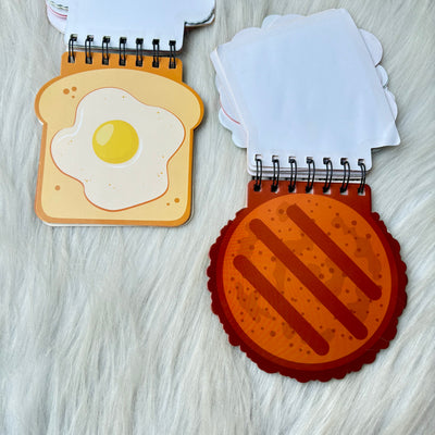 Burger and sandwich notepads