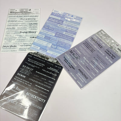 Journal sticker