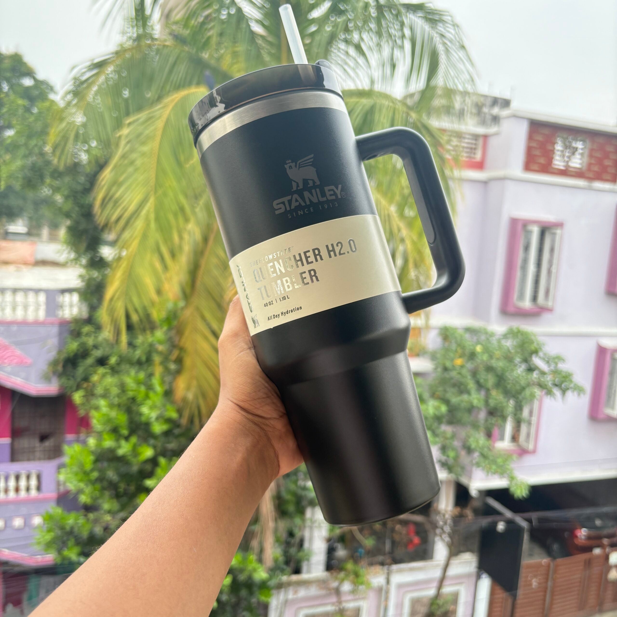 Classy Black Stanley Tumblers