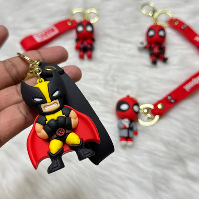 Wolverine vs Deadpool keychain