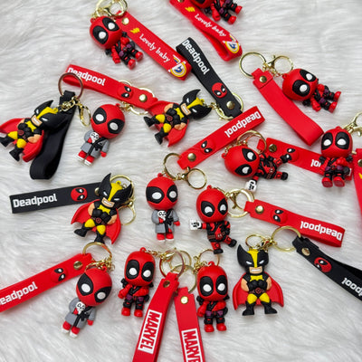 Wolverine vs Deadpool keychain