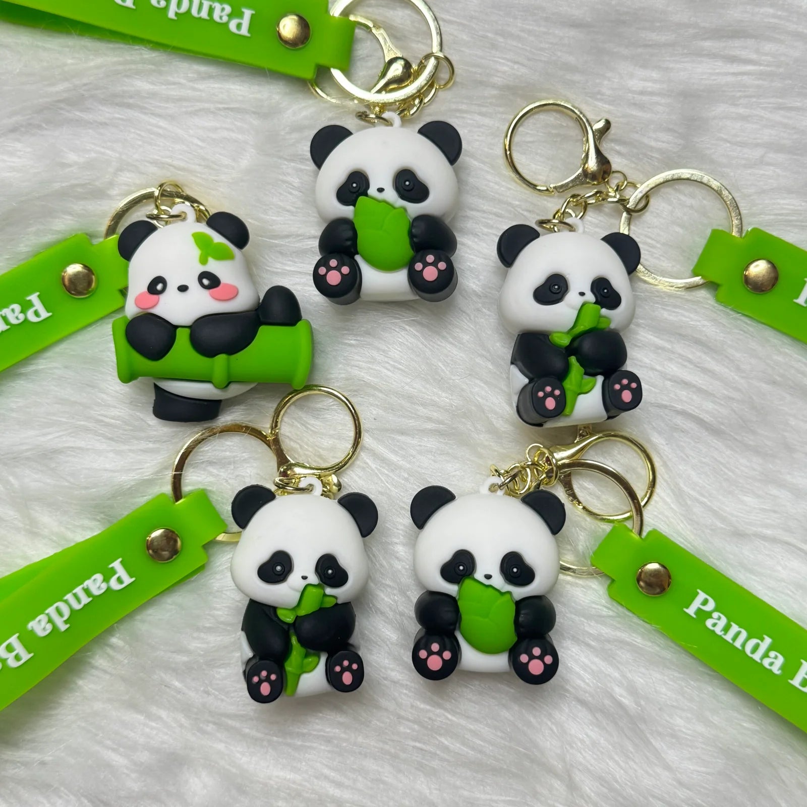 Cute Panda Keychain