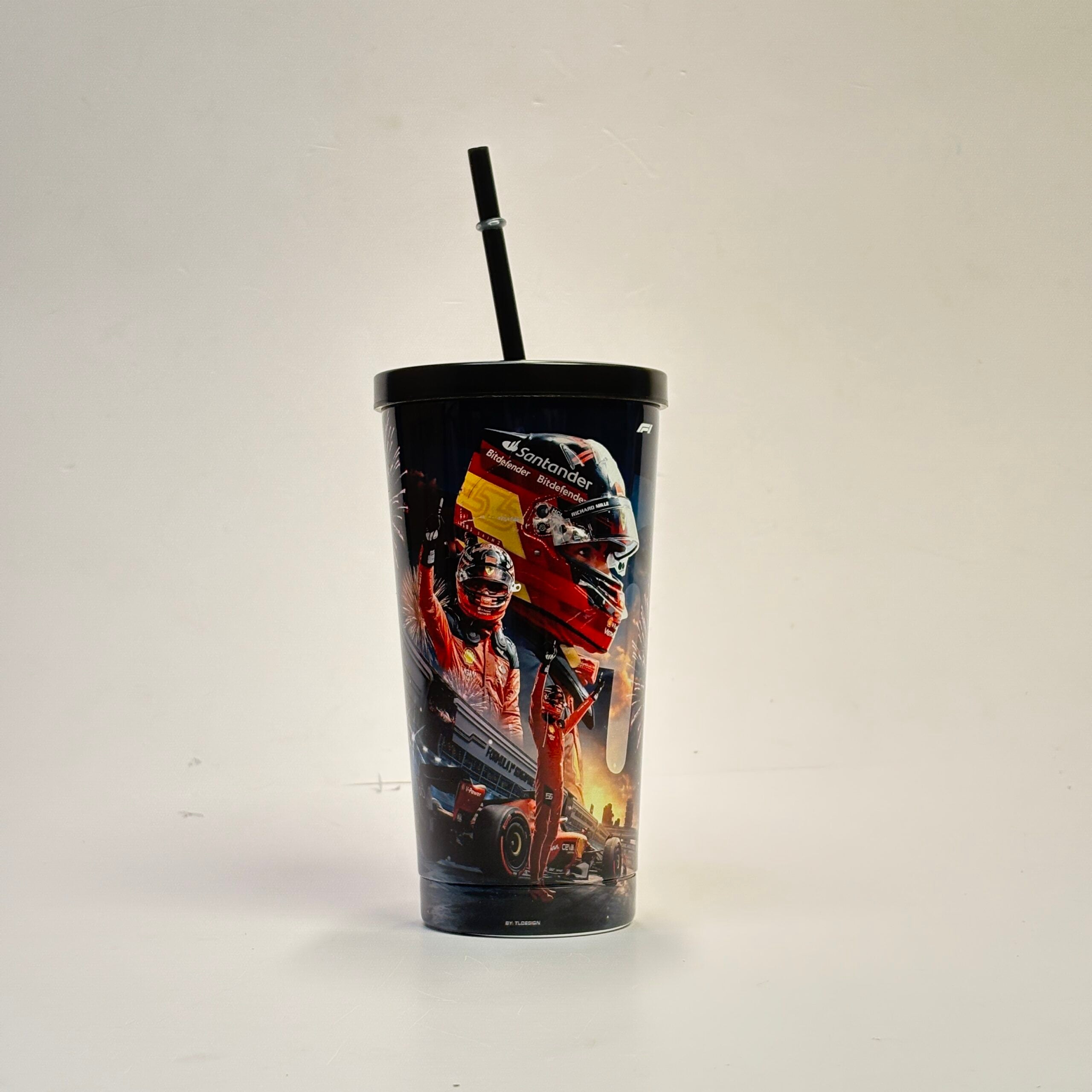 F1 Inspired Tumbler Cup with Lid 500ml