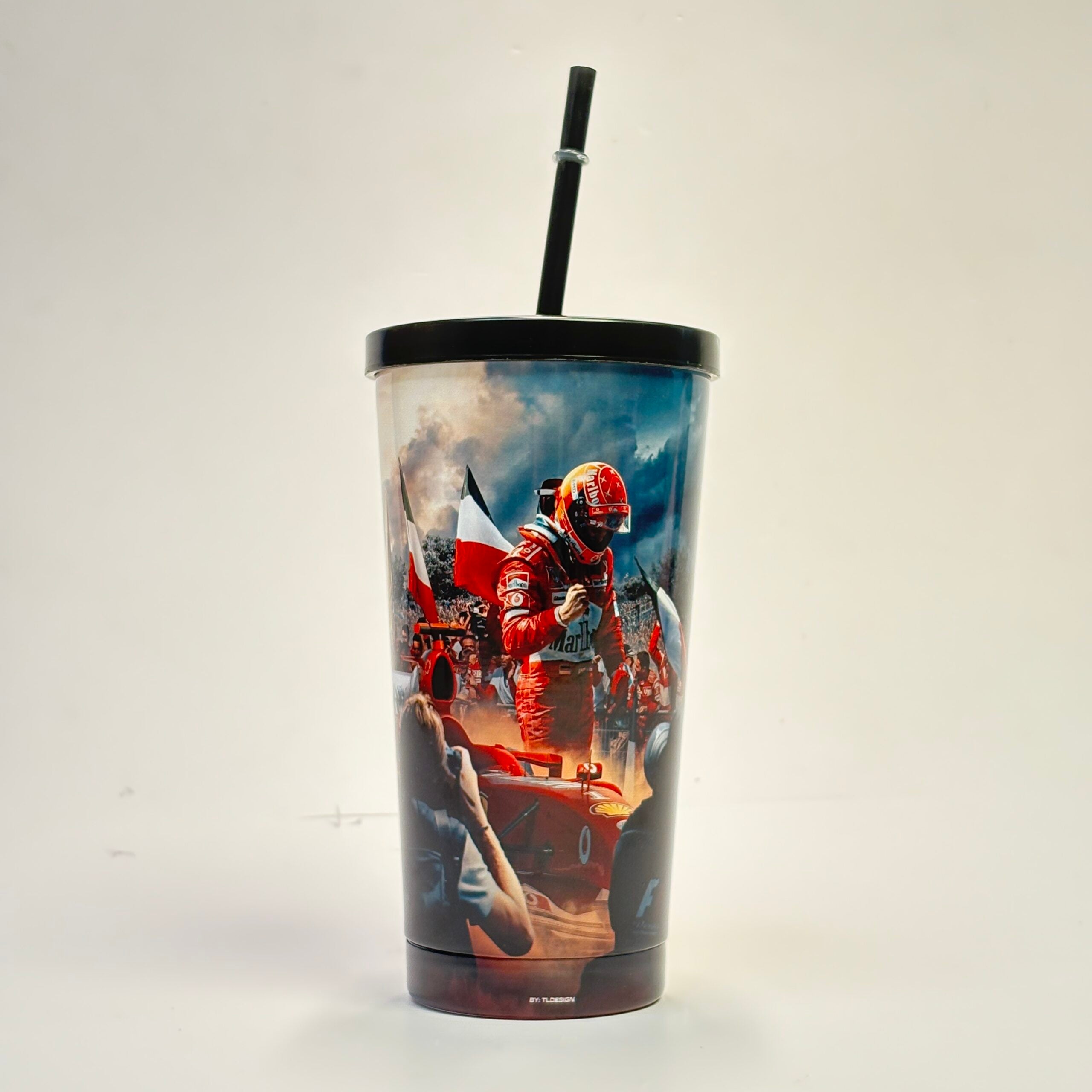 F1 Inspired Tumbler Cup with Lid 500ml