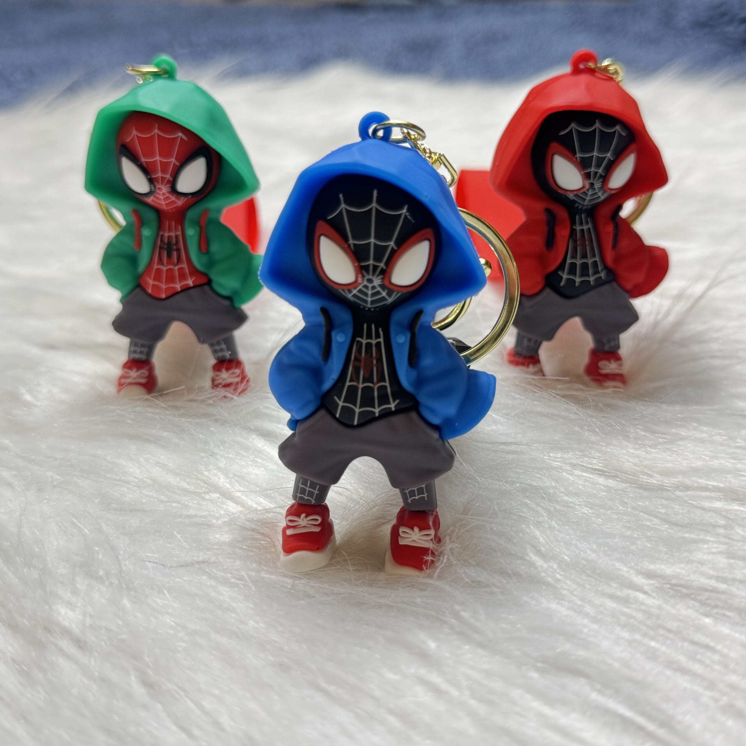 Spiderman With Hoodie Keychain