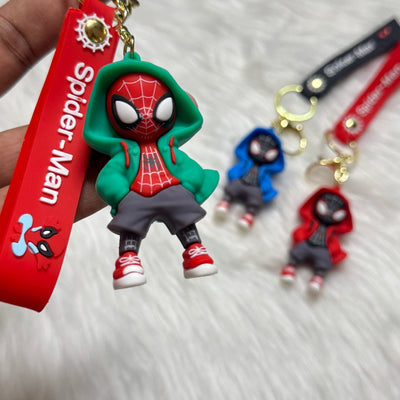 Spiderman With Hoodie Keychain