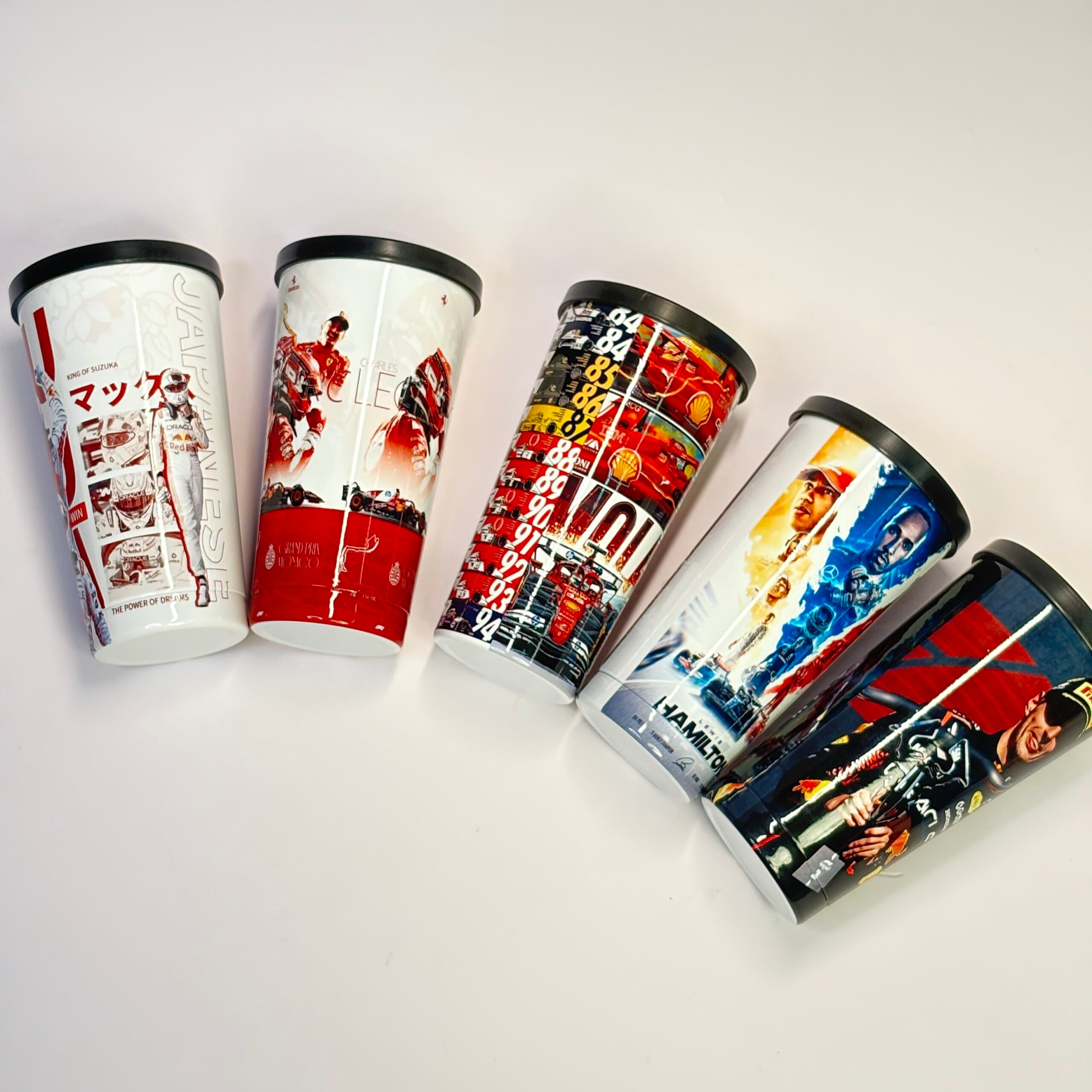 F1 Inspired Tumbler Cup with Lid 500ml