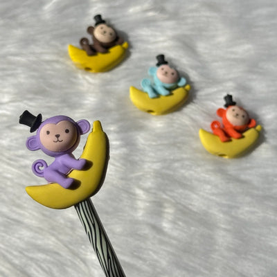 Monkey With Banana Eraser