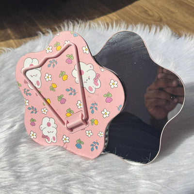2 in 1 Cute Star desk/wall Mirror (premium box packing)