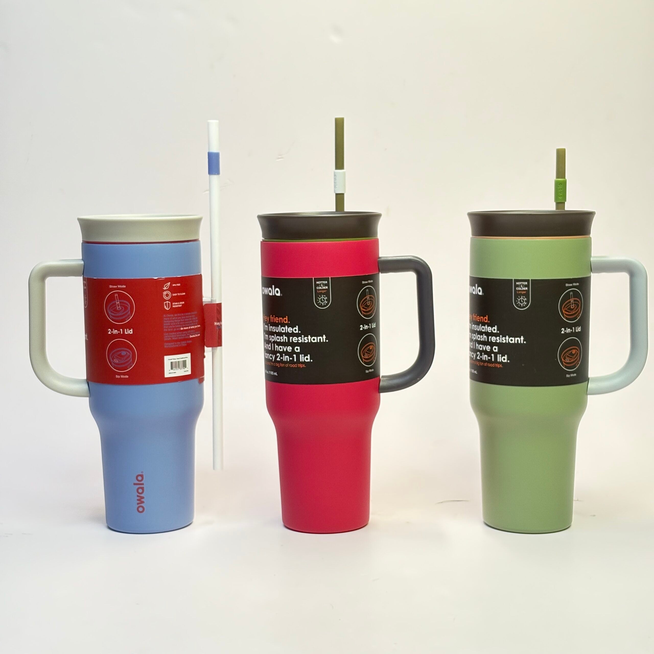 Owala 40oz Stainless Steel Insulated Tumbler with Spill Resistant Lid