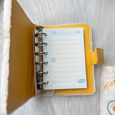 Premium quality fur planner A6 diary
