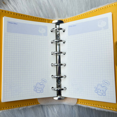 Premium quality fur planner A6 diary