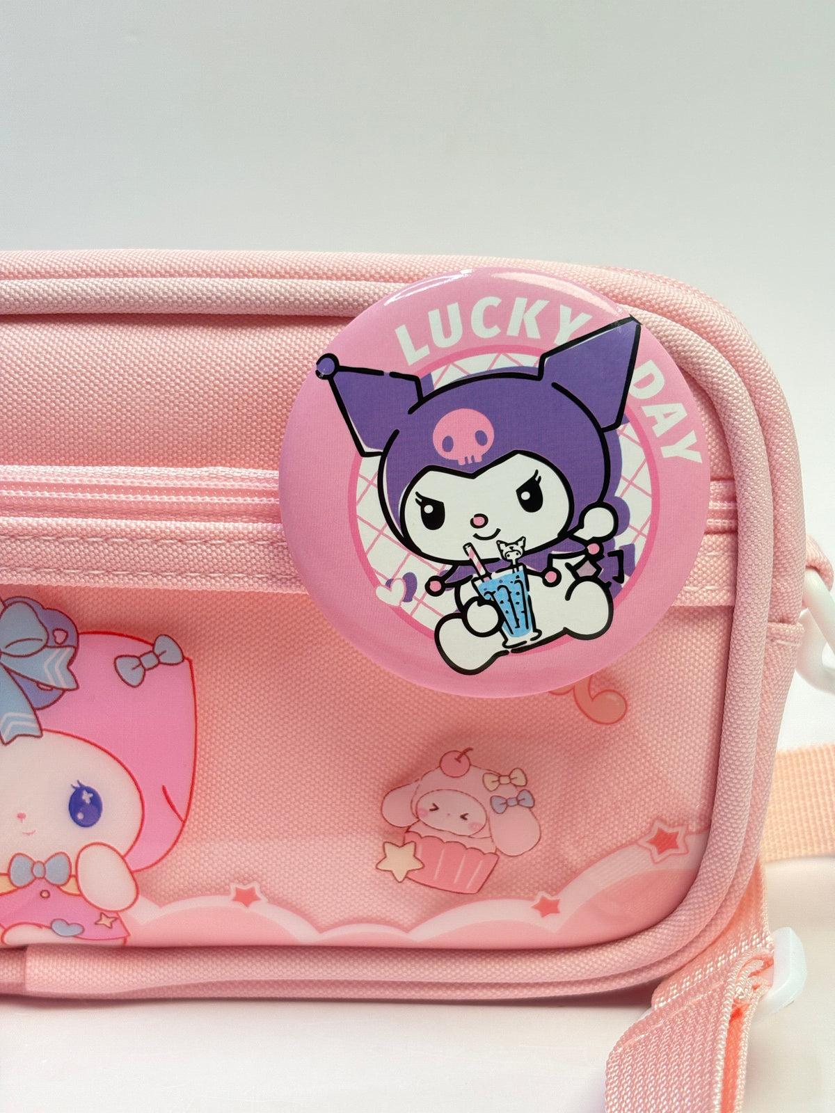 Kuromi badge pouch