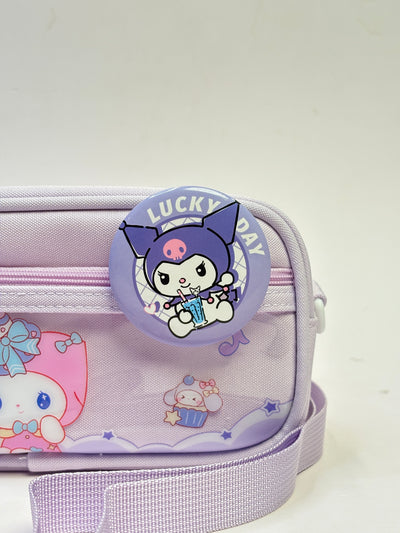 Kuromi badge pouch