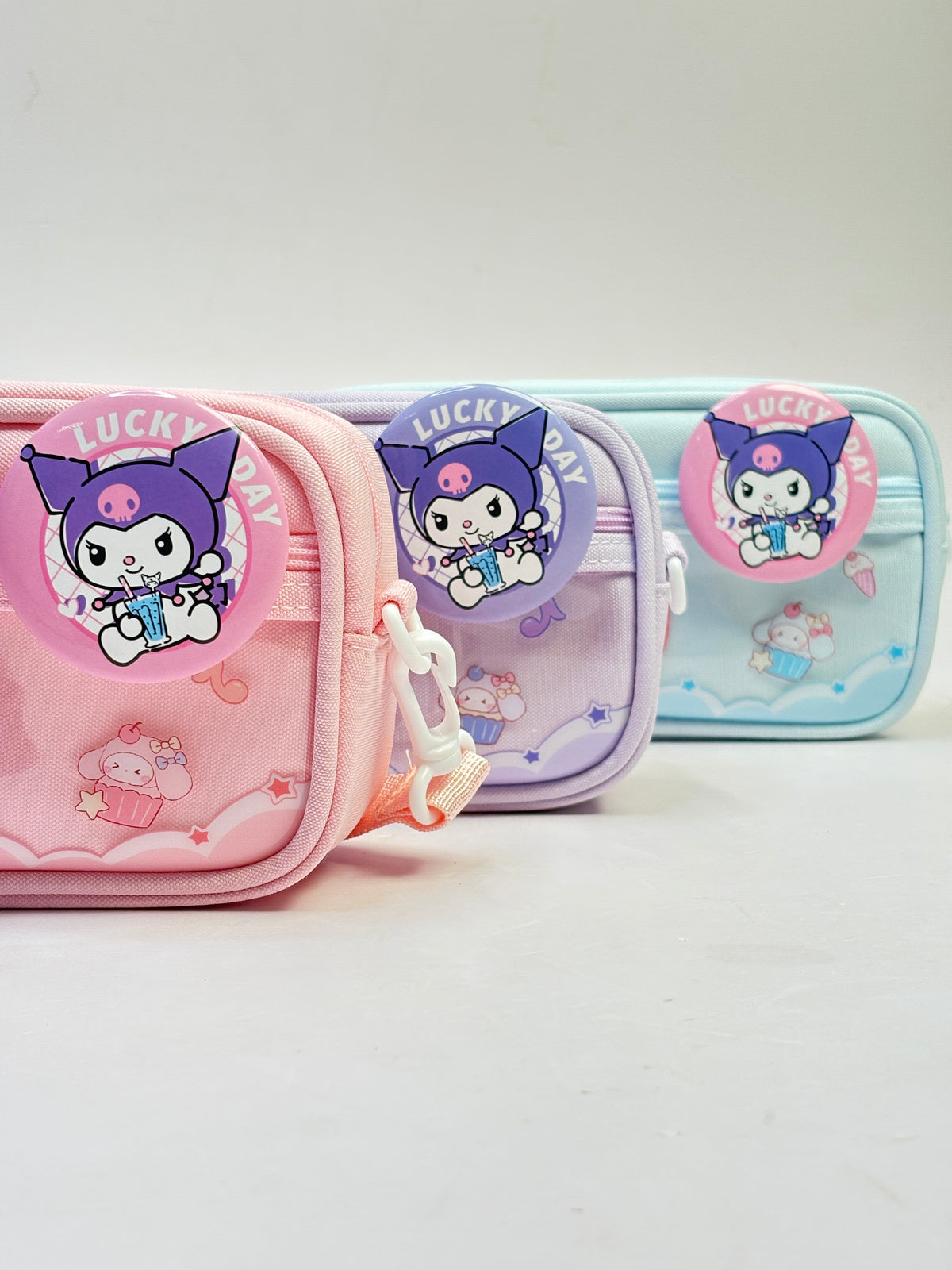Kuromi badge pouch