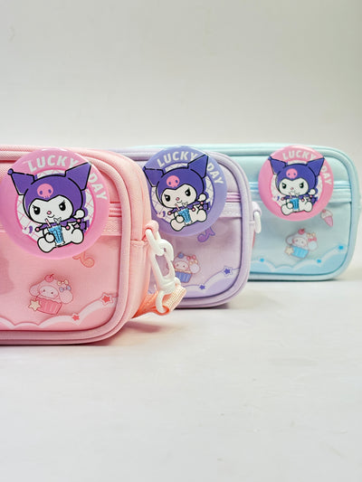 Kuromi badge pouch