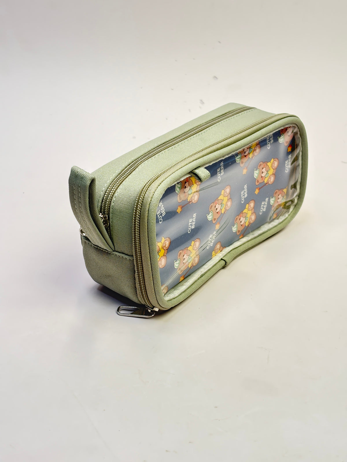 Teddy plush toy pouch
