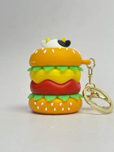 Premium pop-up burger keychain