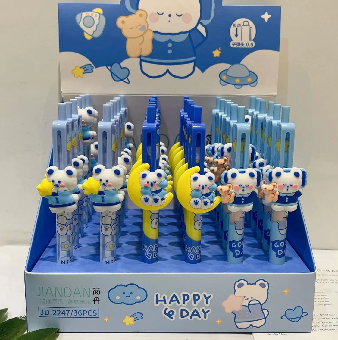 Premium quality space teddy moving pen