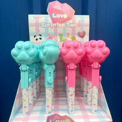 Paw shape surprise pen random