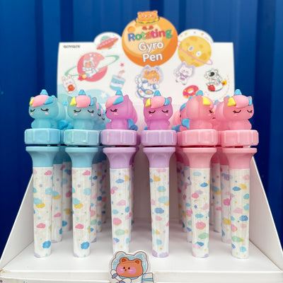 Unicorn spinning pen
