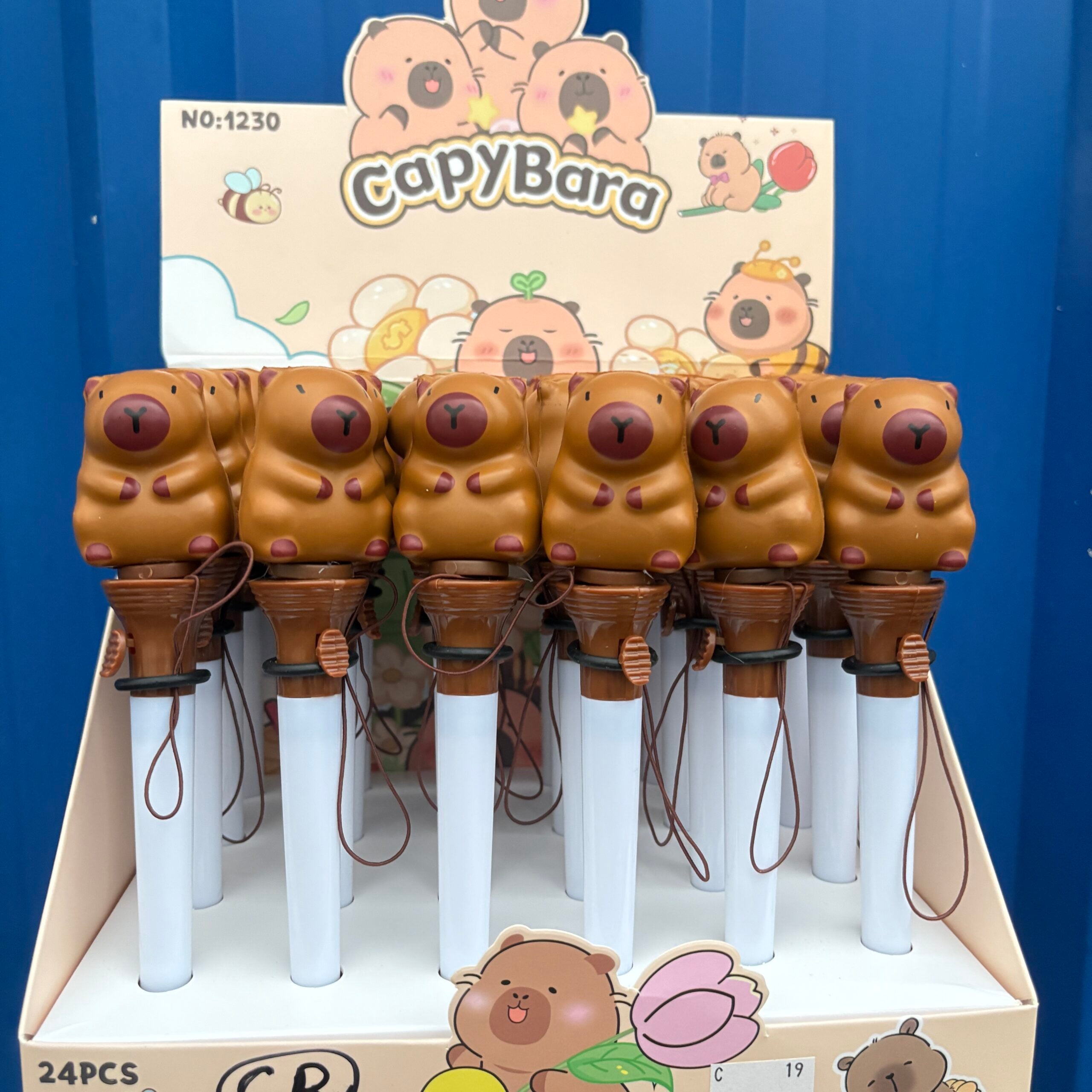 Capybara bouncing pen