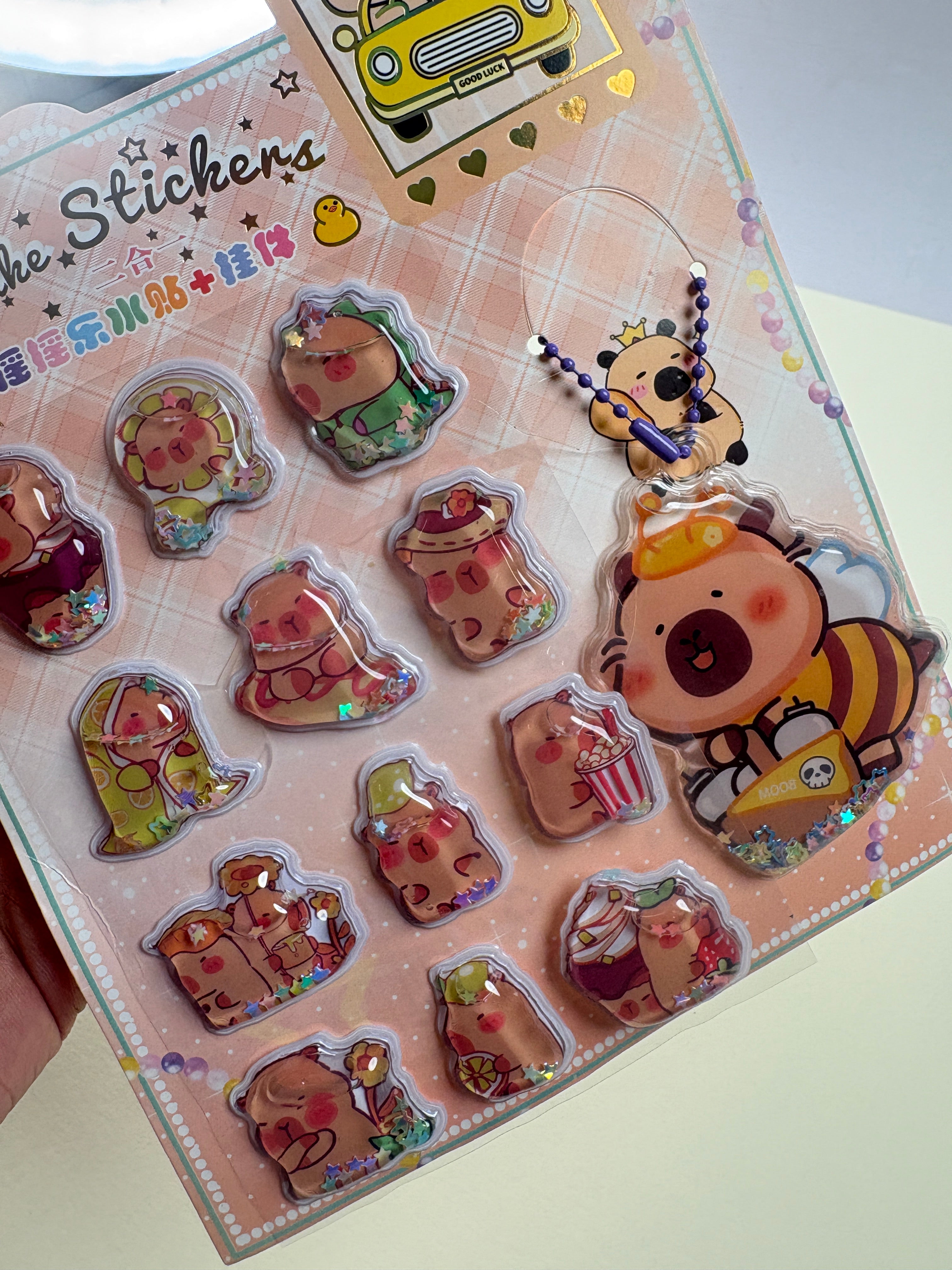 Capybara shake sticker