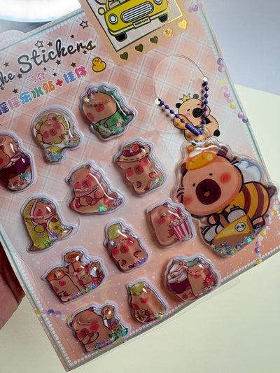 Capybara shake sticker