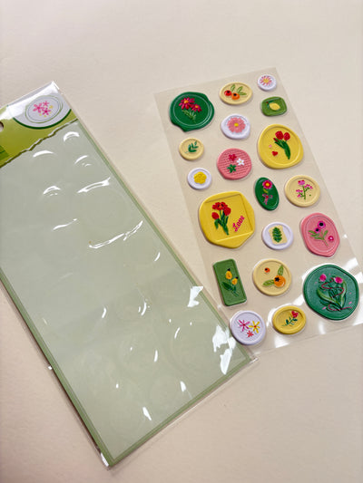 Wax stamp sticker