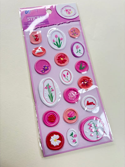 Wax stamp sticker