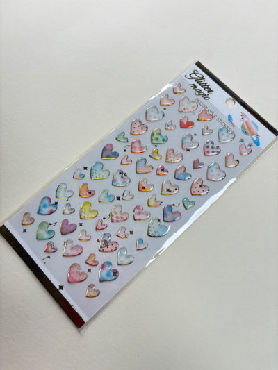 Glitter magic sticker