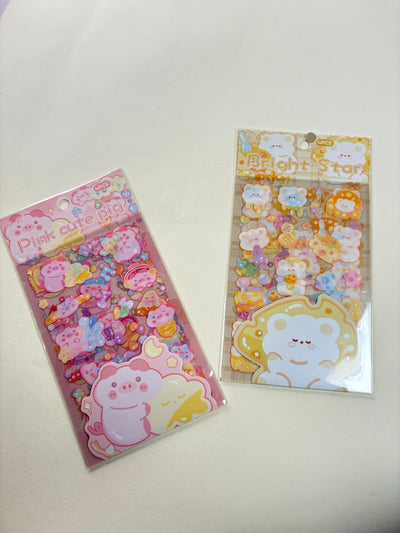 Bright star sticker