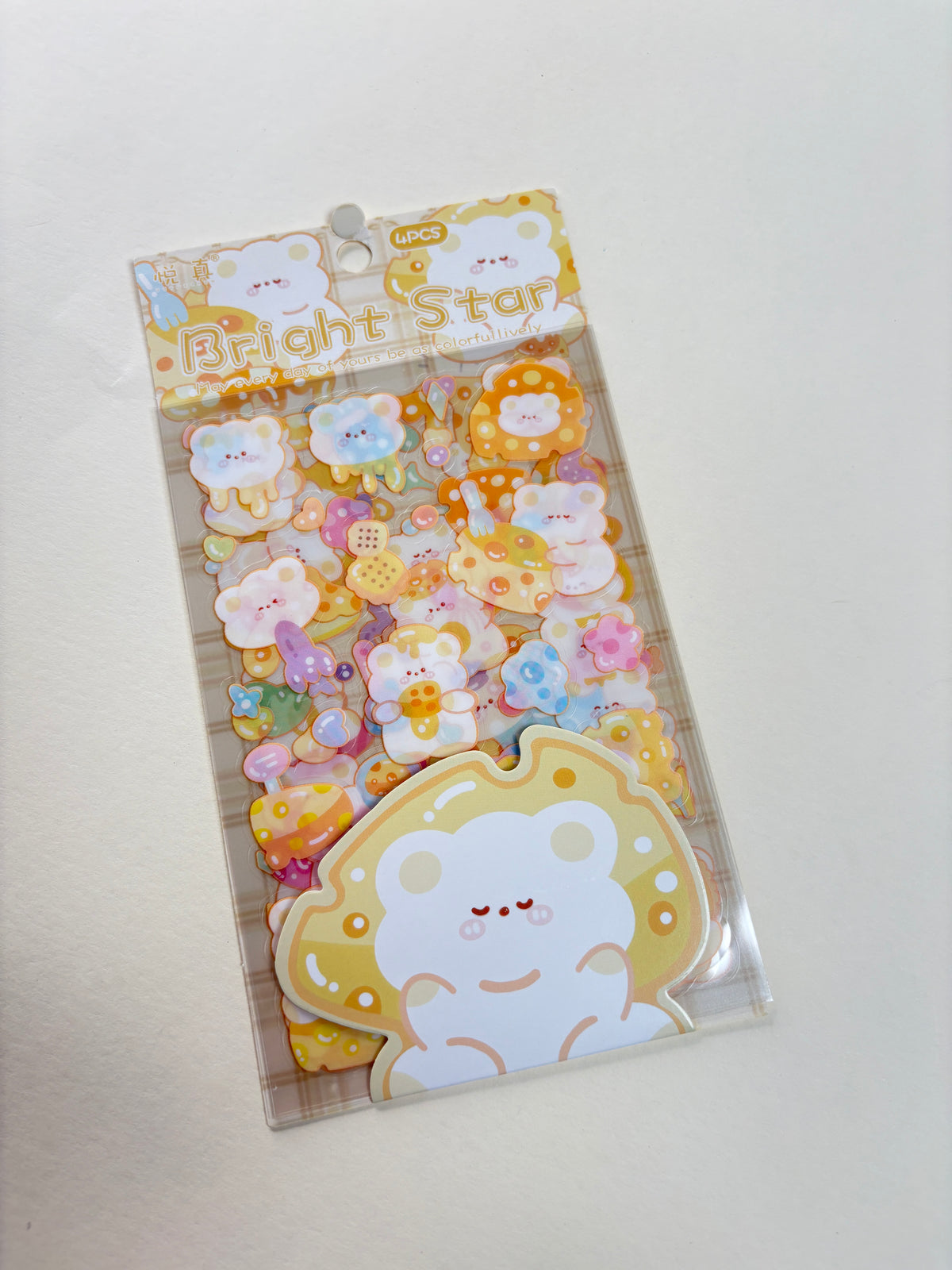 Bright star sticker