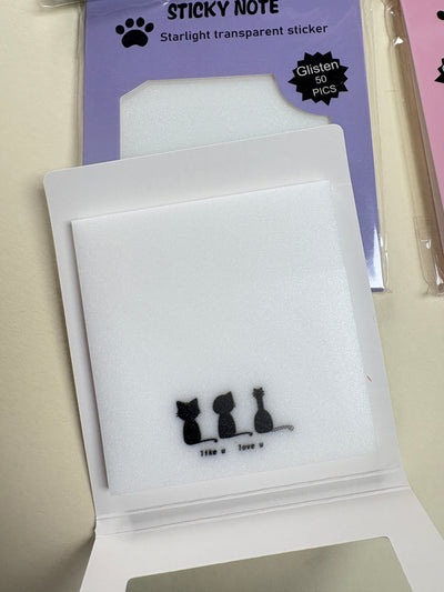 Paw sticky note