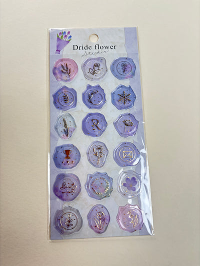 Deride flower sticker