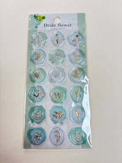 Deride flower sticker