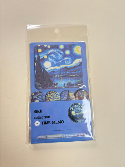 Time memo stickers