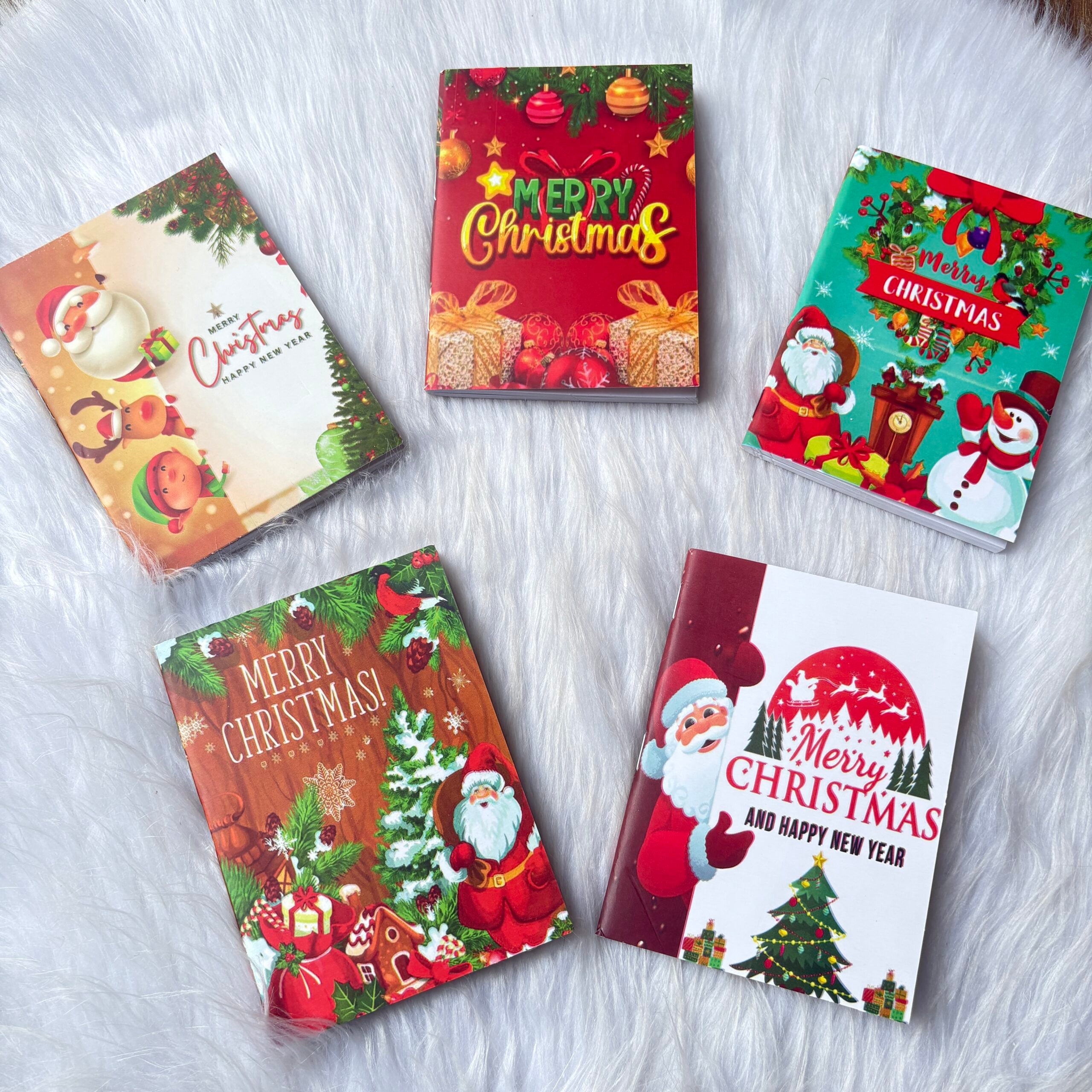 Christmas theme notebooks A6 size