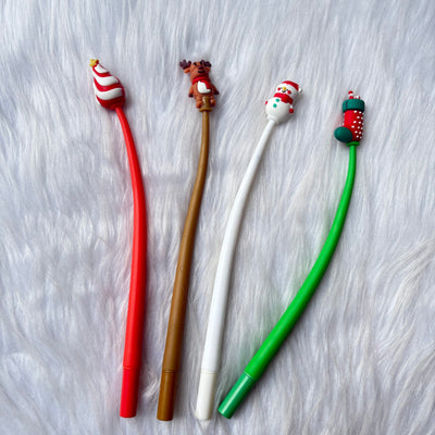 Christmas theme dancing pens set of 3