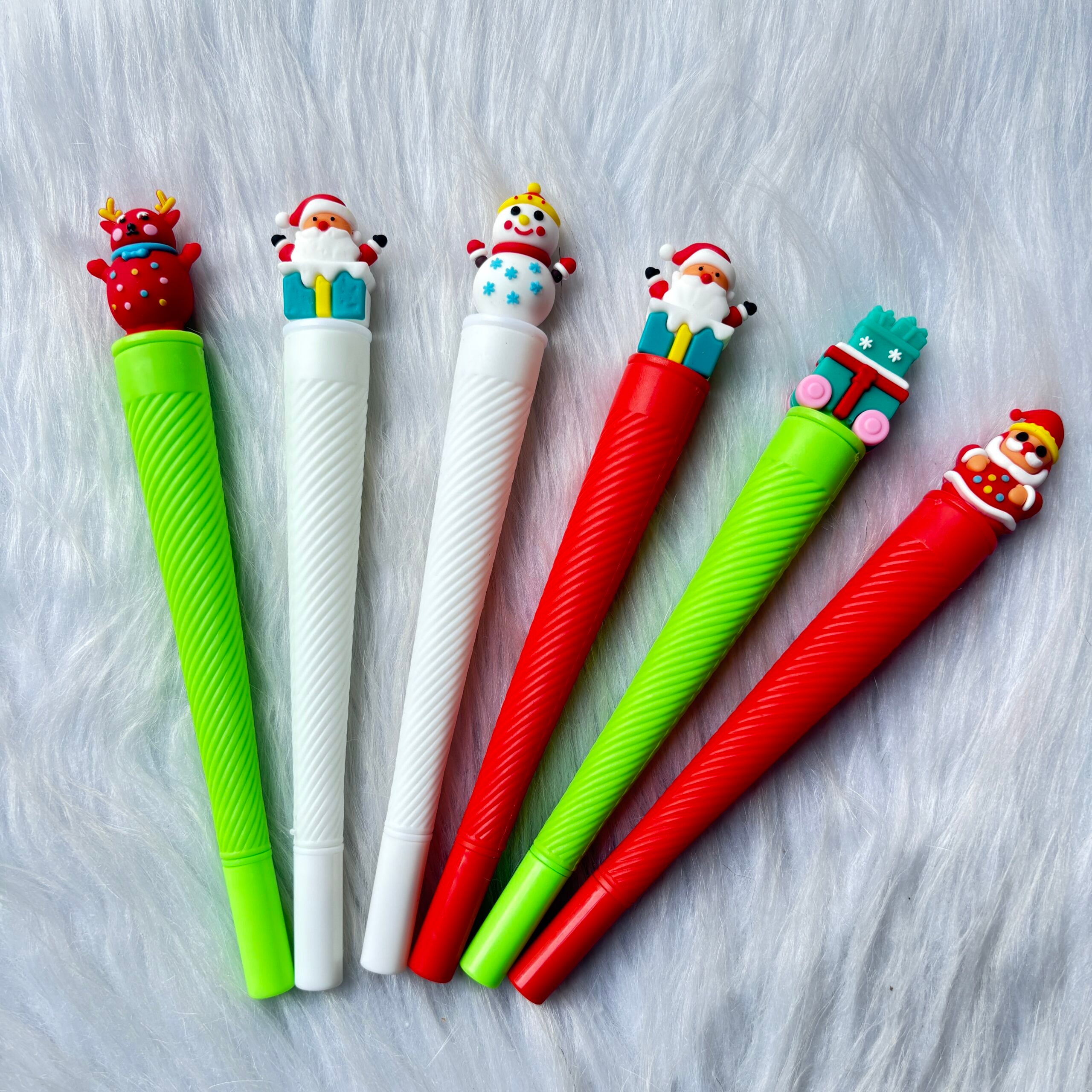 Christmas theme cone pens set of two