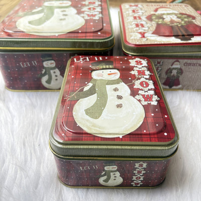 3 in 1 Christmas tins