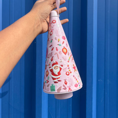 Cute cone shape Christmas tins